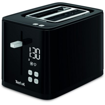 Tostadora TEFAL TT6408, 850 W, 2 Ranuras para 2 Rebanadas, Control de Tostado Ajustable – Color Negro